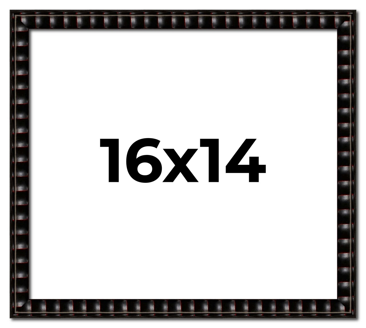 16x14 Bamboo Picture Frame with UV-Resistant Acrylic & Acid Free Backing, Available in 4 Finishes - Brown, Black, Gold, and Natural